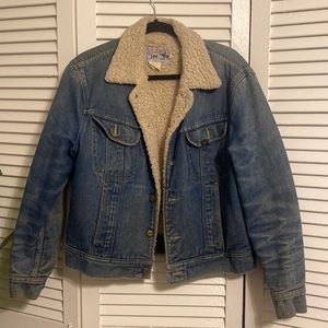 Vintage Lee Jean Teddy Jacket
